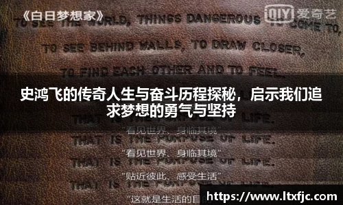史鸿飞的传奇人生与奋斗历程探秘，启示我们追求梦想的勇气与坚持
